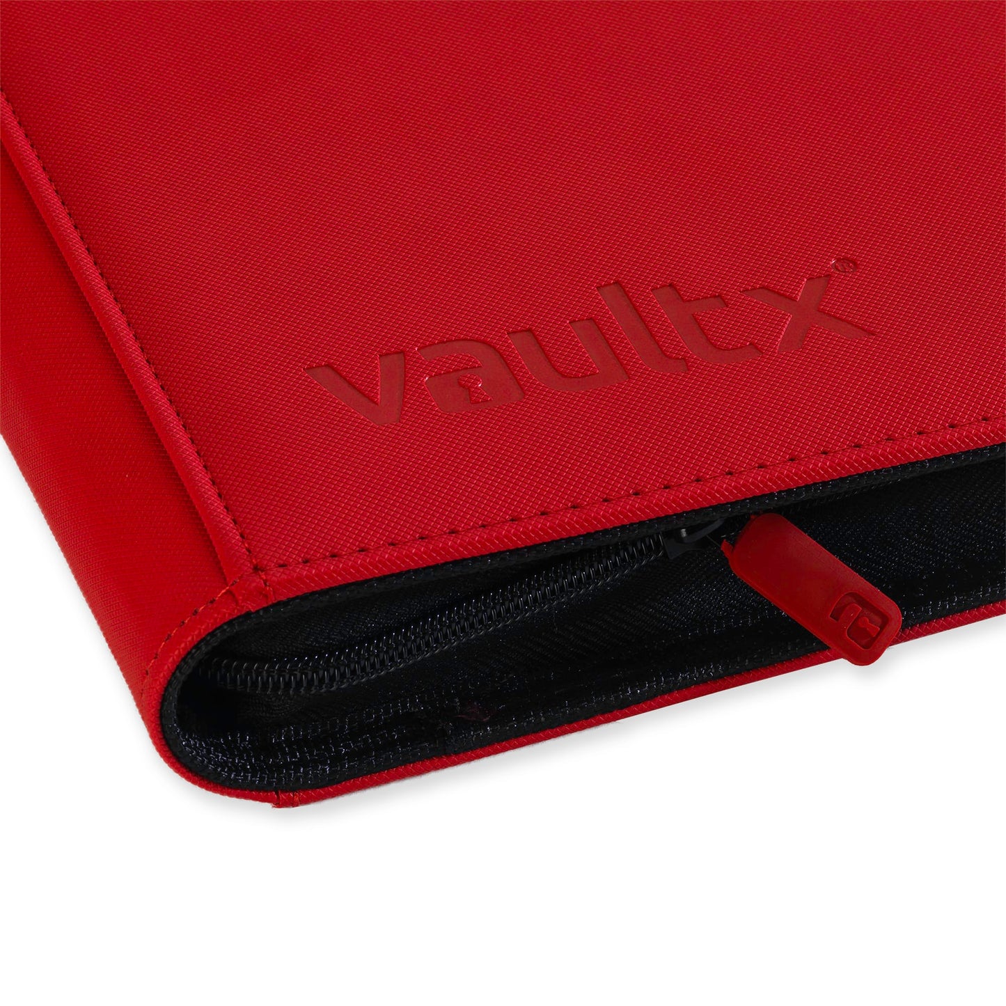 VaultX Exo-Tec Zip Binder - Fire Red (12-Pocket)