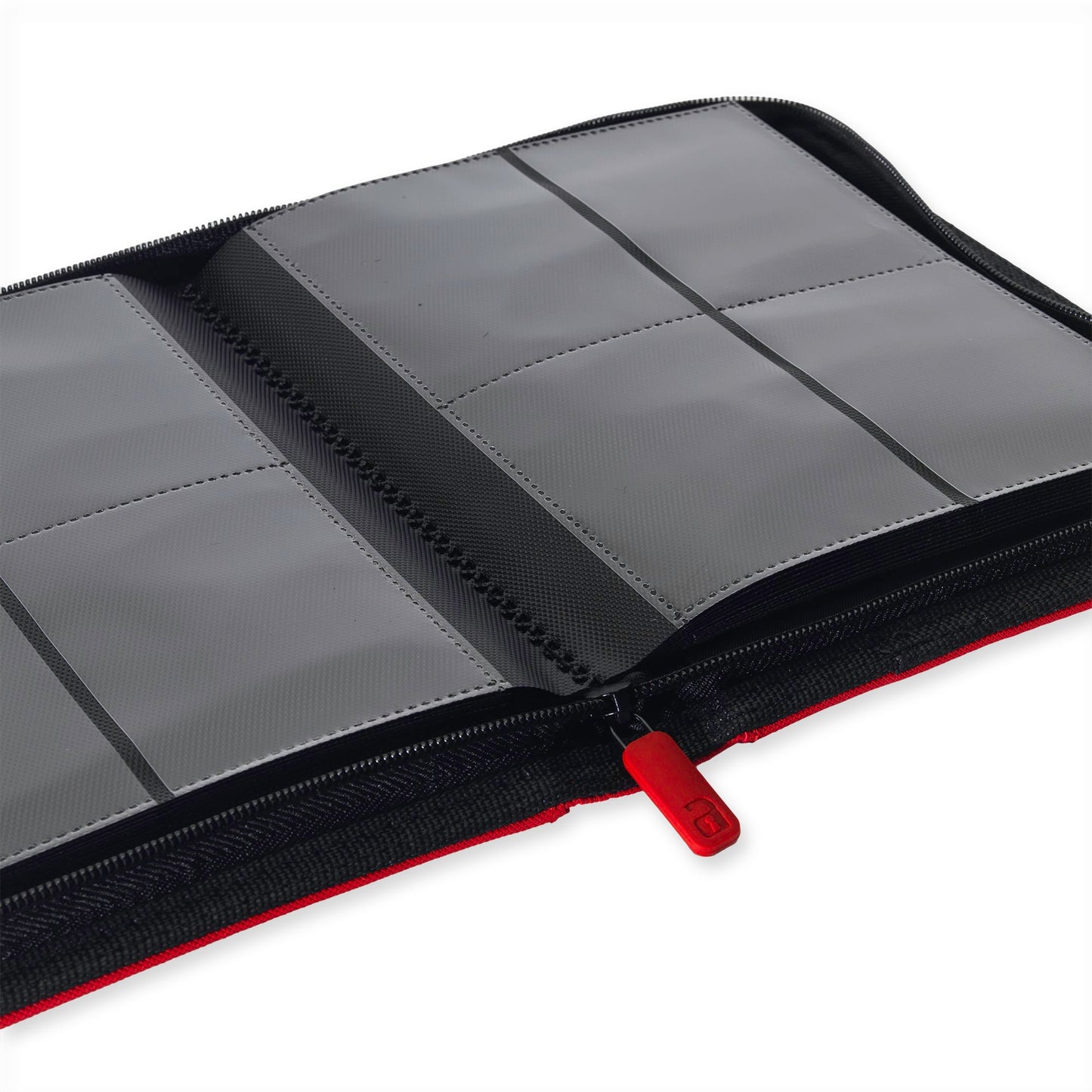 VaultX Exo-Tec Zip Binder - Fire Red (4-Pocket)