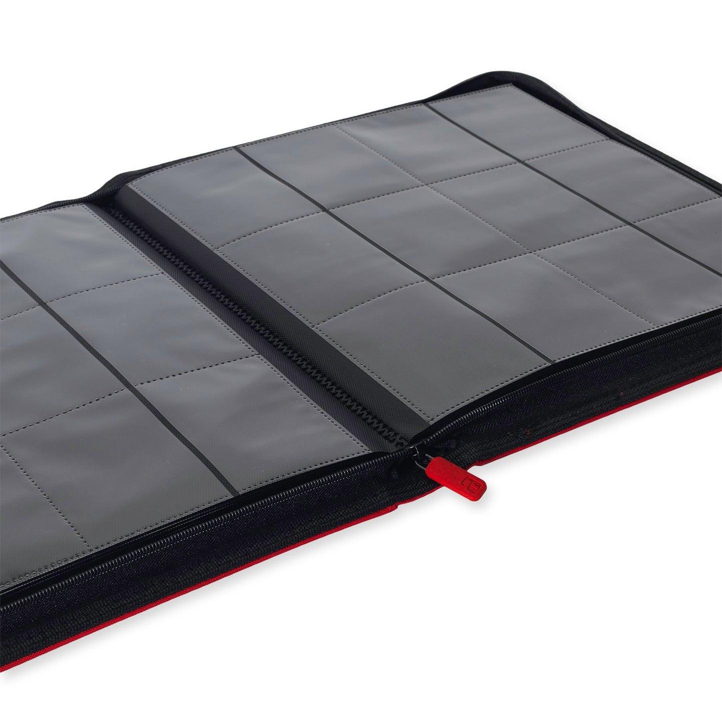 VaultX Exo-Tec Zip Binder - Fire Red (12-Pocket)