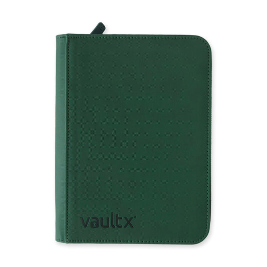 VaultX Exo-Tec Zip Binder - Forest Green (4-Pocket)