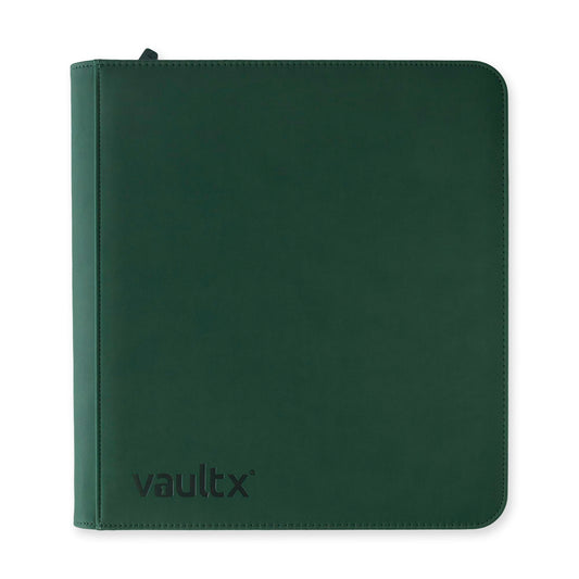 VaultX Exo-Tec Zip Binder - Forest Green (12-Pocket)
