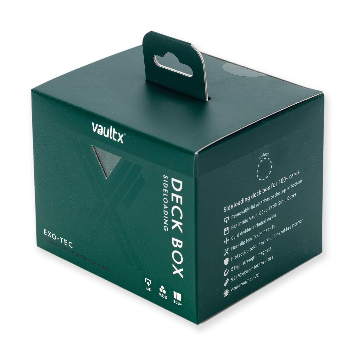 VaultX Exo-Tec Sideloading Deck Box 100+ Forest Green