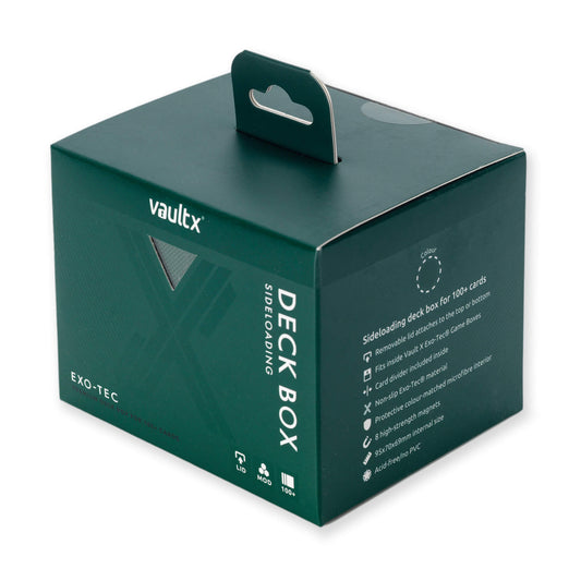 VaultX Exo-Tec Sideloading Deck Box 100+ Forest Green
