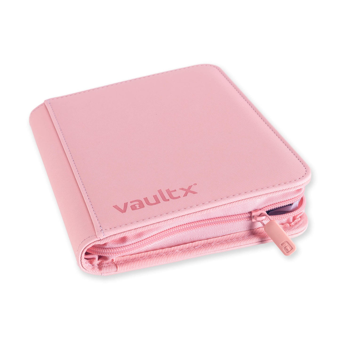 VaultX Exo-Tec Zip Binder - Just Pink (4-Pocket)