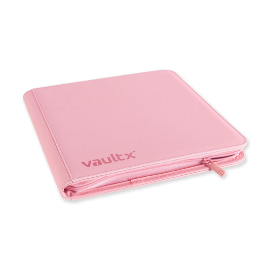 VaultX Exo-Tec Zip Binder - Just Pink (12-Pocket)