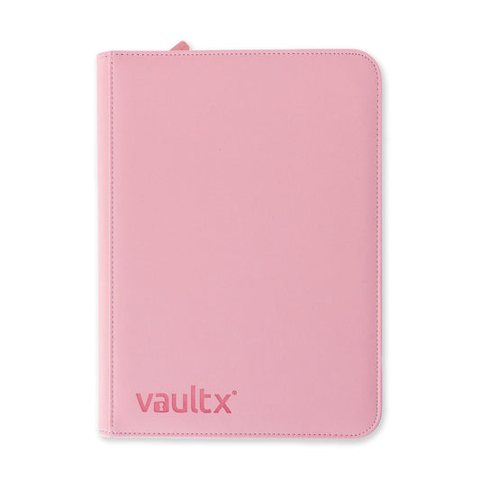 VaultX Exo-Tec Zip Binder - Just Pink (9-Pocket)