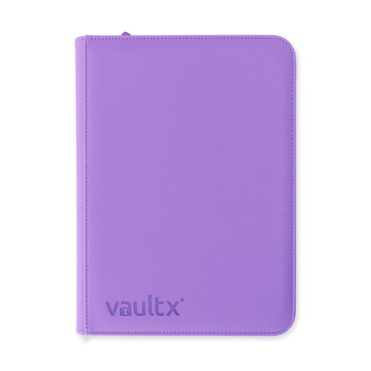 VaultX Exo-Tec Zip Binder - Just Purple (9-Pocket)