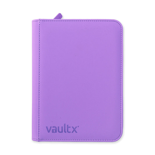 VaultX Exo-Tec Zip Binder - Just Purple (4-Pocket)