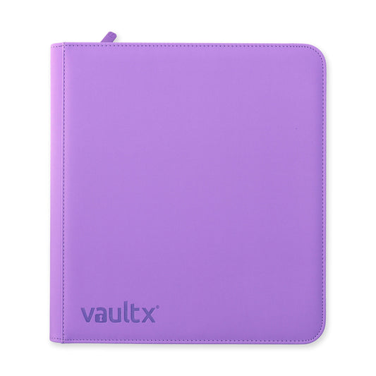 VaultX Exo-Tec Zip Binder - Just Purple (12-Pocket)