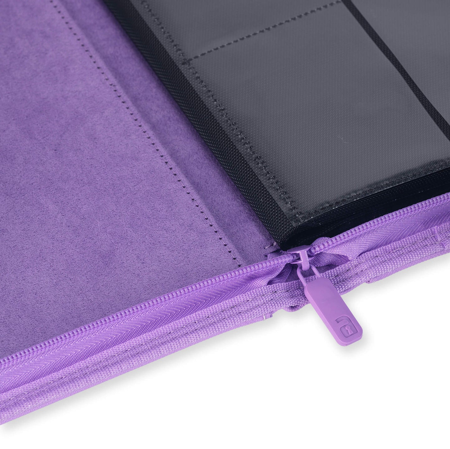 VaultX Exo-Tec Zip Binder - Just Purple (4-Pocket)