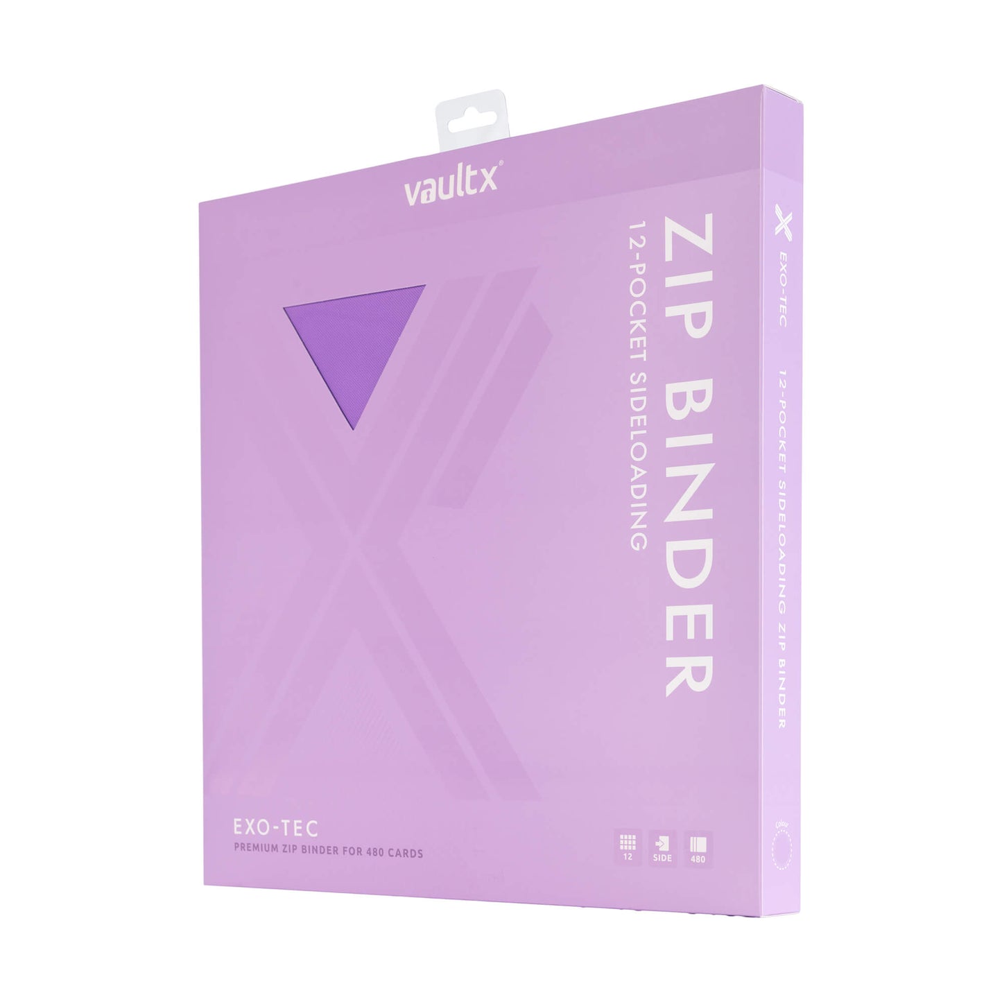 VaultX Exo-Tec Zip Binder - Just Purple (12-Pocket)