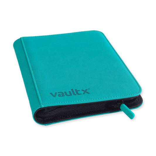 VaultX Exo-Tec Zip Binder - Ocean Blue (4-Pocket)