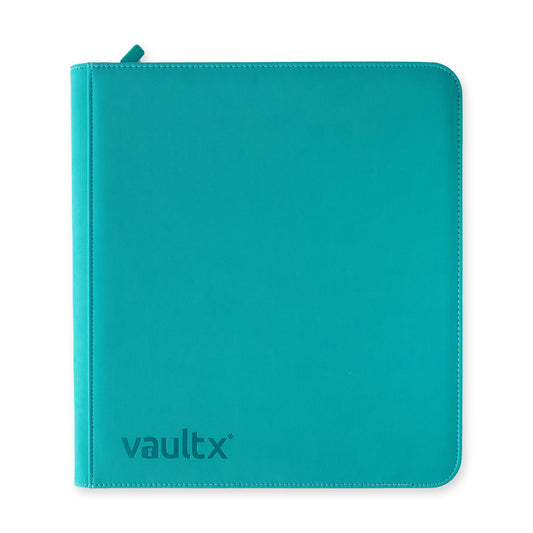 VaultX Exo-Tec Zip Binder - Ocean Blue (12-Pocket)