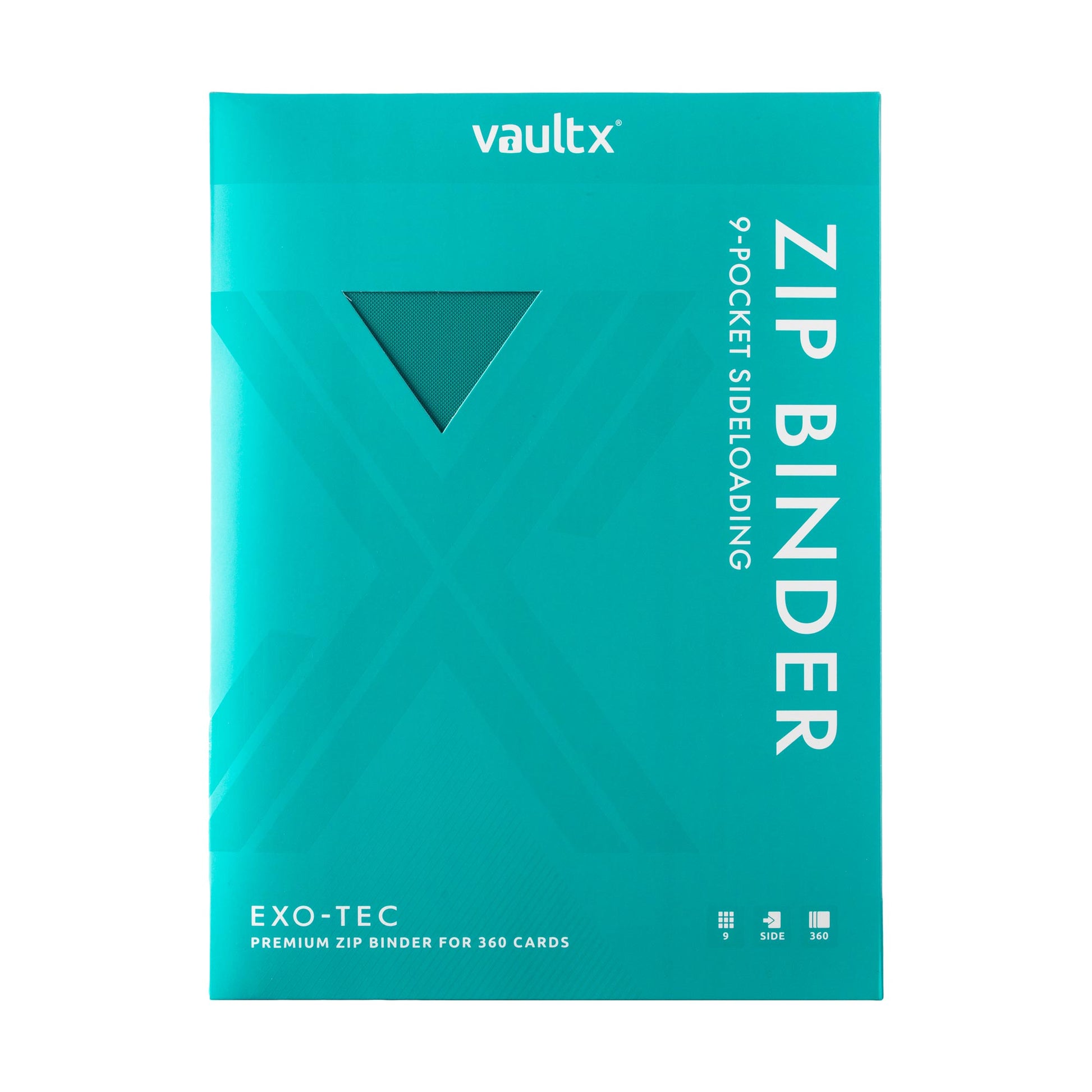 vault x 9 pocket trading card zip binder VaultX Exo-Tec Zip Binder