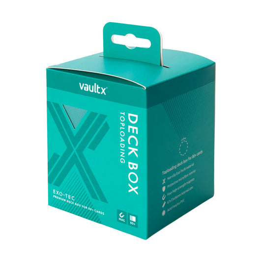 VaultX Exo-Tec Toploading Deck Box 80+ Ocean Blue