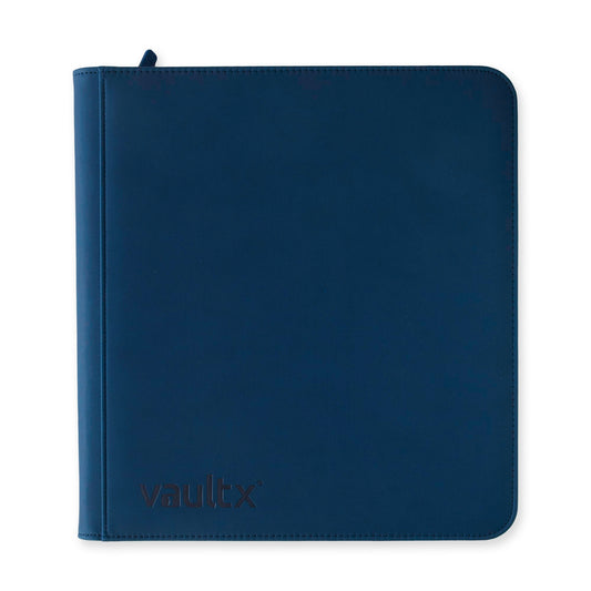 VaultX Exo-Tec Zip Binder - Royal Blue (12-Pocket)