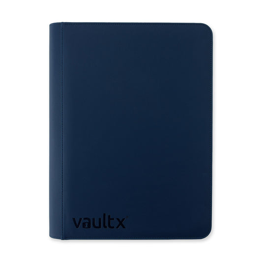VaultX Exo-Tec Zip Binder - Royal Blue (16-Pocket)