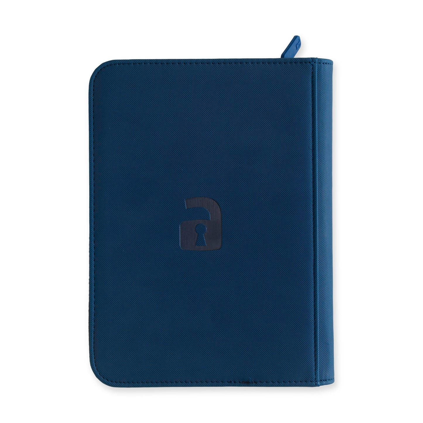 VaultX Exo-Tec Zip Binder - Royal Blue (4-Pocket)