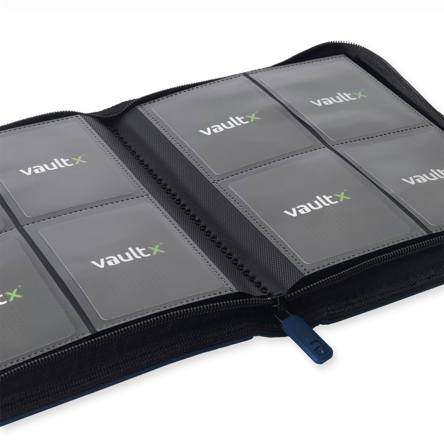 VaultX Exo-Tec Zip Binder - Royal Blue (4-Pocket)