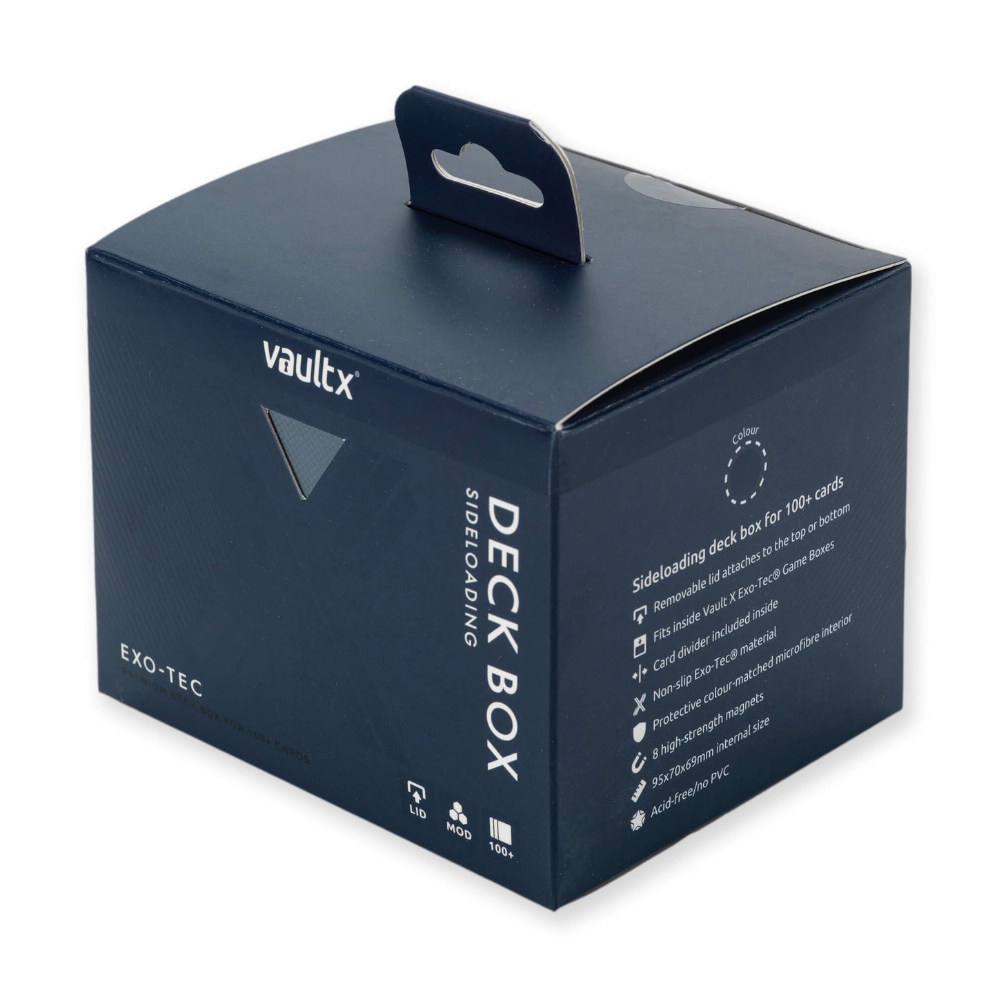 VaultX Exo-Tec Sideloading Deck Box 100+ Royal Blue