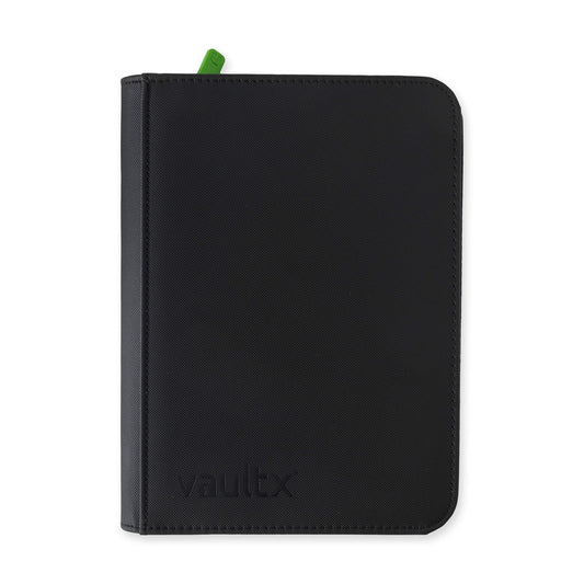 VaultX Exo-Tec Zip Binder - Signature Black (4-Pocket)