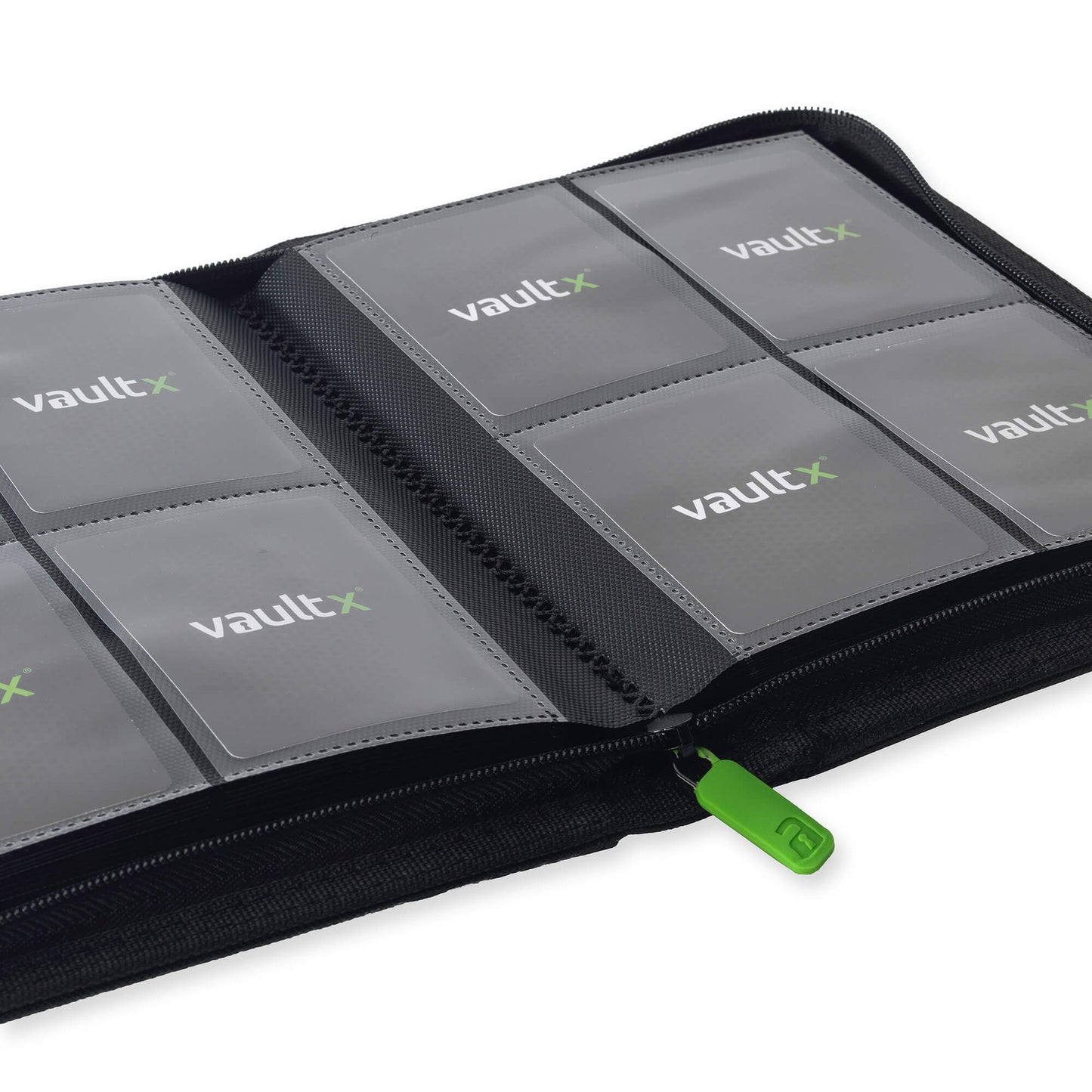 VaultX Exo-Tec Zip Binder - Signature Black (4-Pocket)