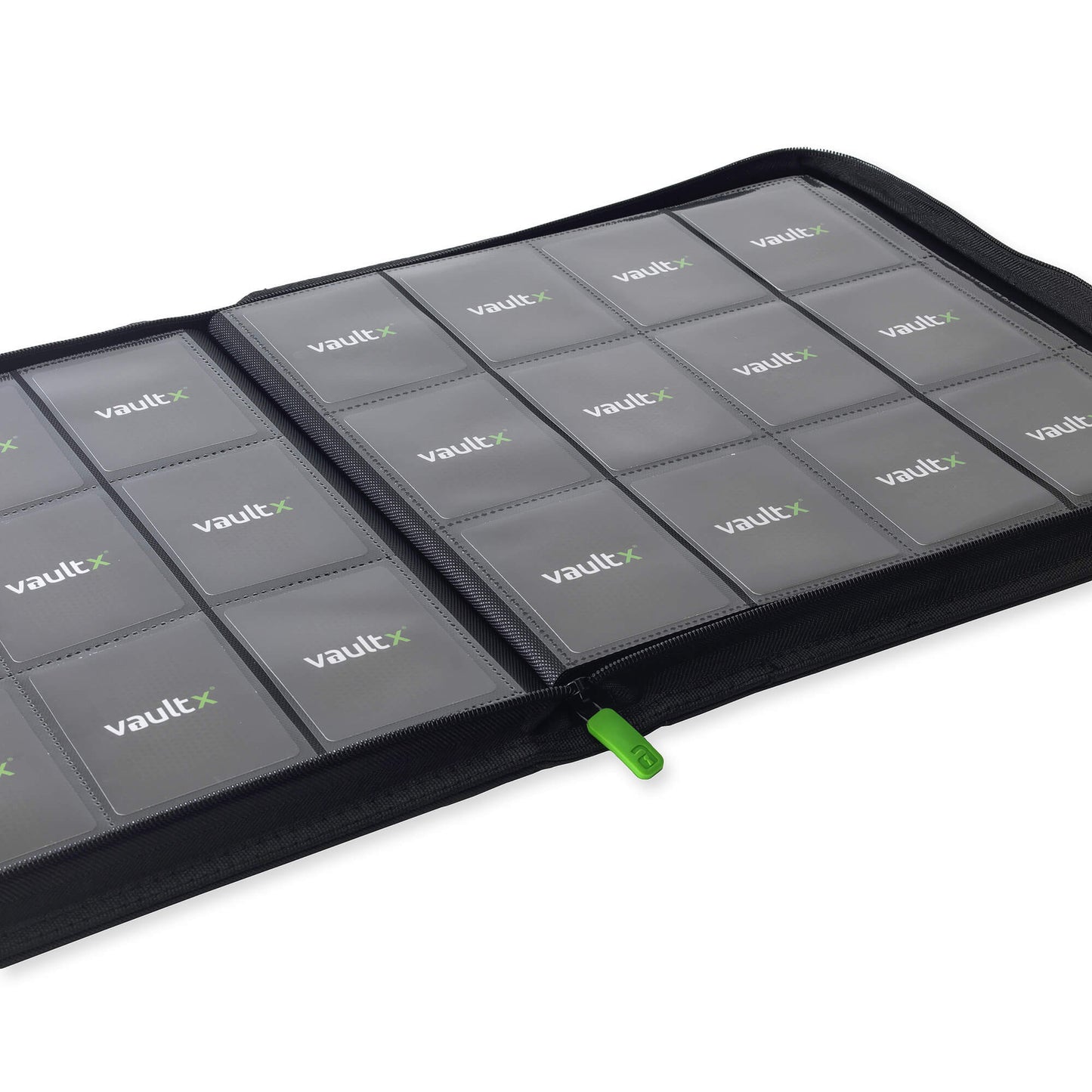 VaultX Exo-Tec Zip Binder - Signature Black (12-Pocket)