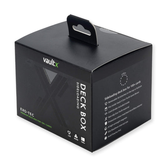 VaultX Exo-Tec Sideloading Deck Box 100+ Signature Black