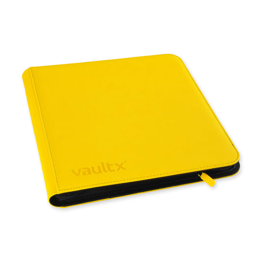 VaultX Exo-Tec Zip Binder - Sunrise Yellow (12-Pocket)