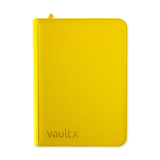 VaultX Exo-Tec Zip Binder - Sunrise Yellow (9-Pocket)