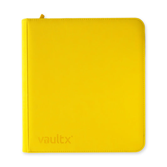 VaultX Exo-Tec Zip Binder - Sunrise Yellow (12-Pocket)