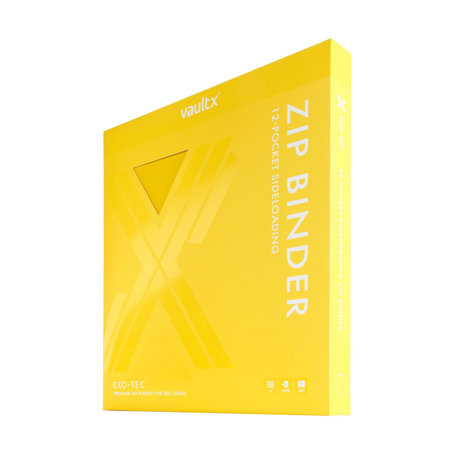 VaultX Exo-Tec Zip Binder - Sunrise Yellow (12-Pocket)