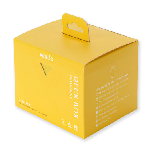 VaultX Exo-Tec Sideloading Deck Box 100+ Sunrise Yellow