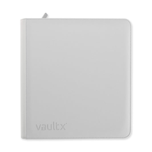 VaultX Exo-Tec Zip Binder - White Edition (12-Pocket)