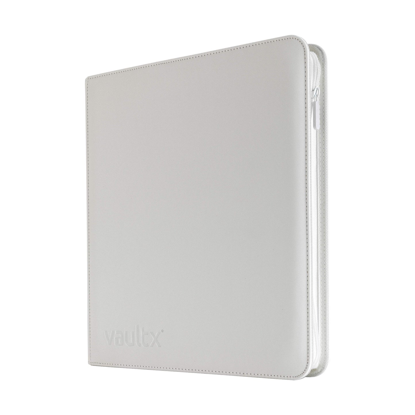 VaultX Exo-Tec Zip Binder - White Edition (12-Pocket)