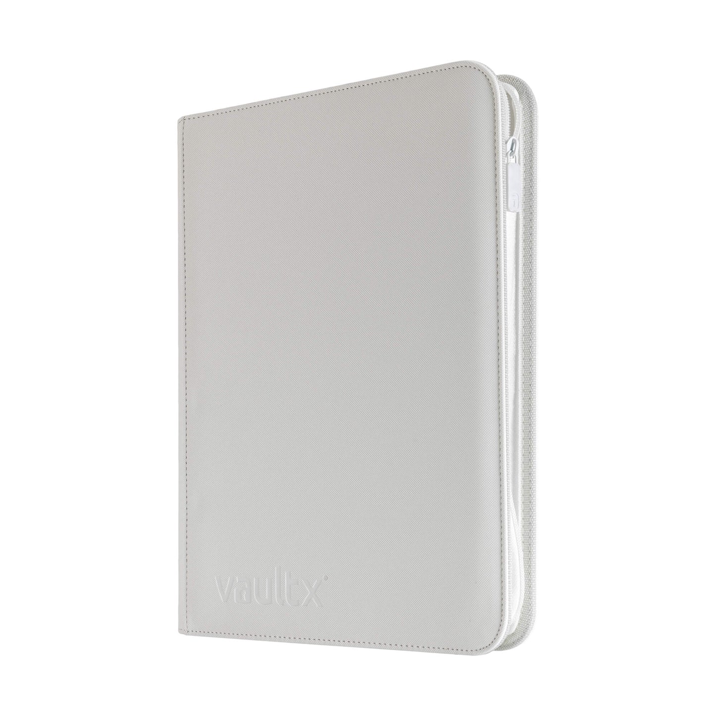 VaultX Exo-Tec Zip Binder - White Edition (9-Pocket)