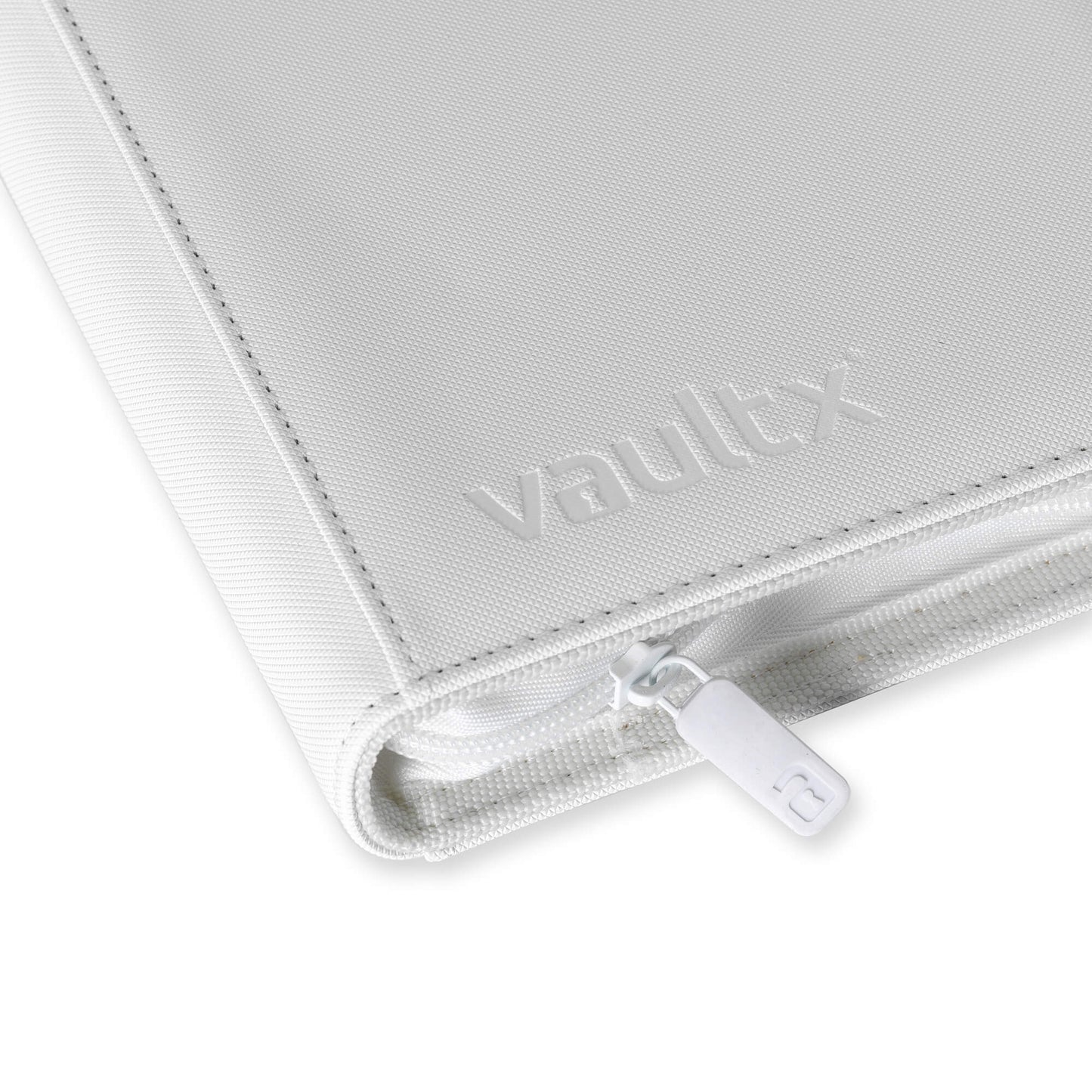 VaultX Exo-Tec Zip Binder - White Edition (12-Pocket)
