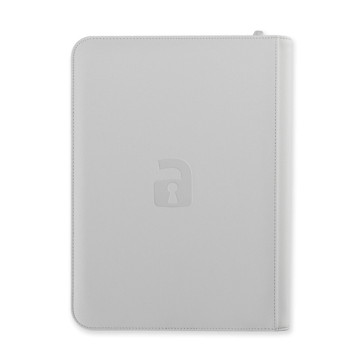 VaultX Exo-Tec Zip Binder - White Edition (9-Pocket)